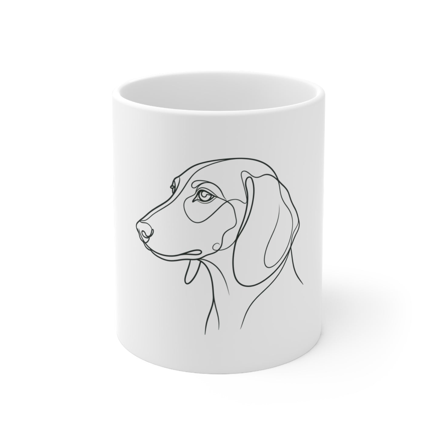 Doxie Line-Art Mug (11oz)