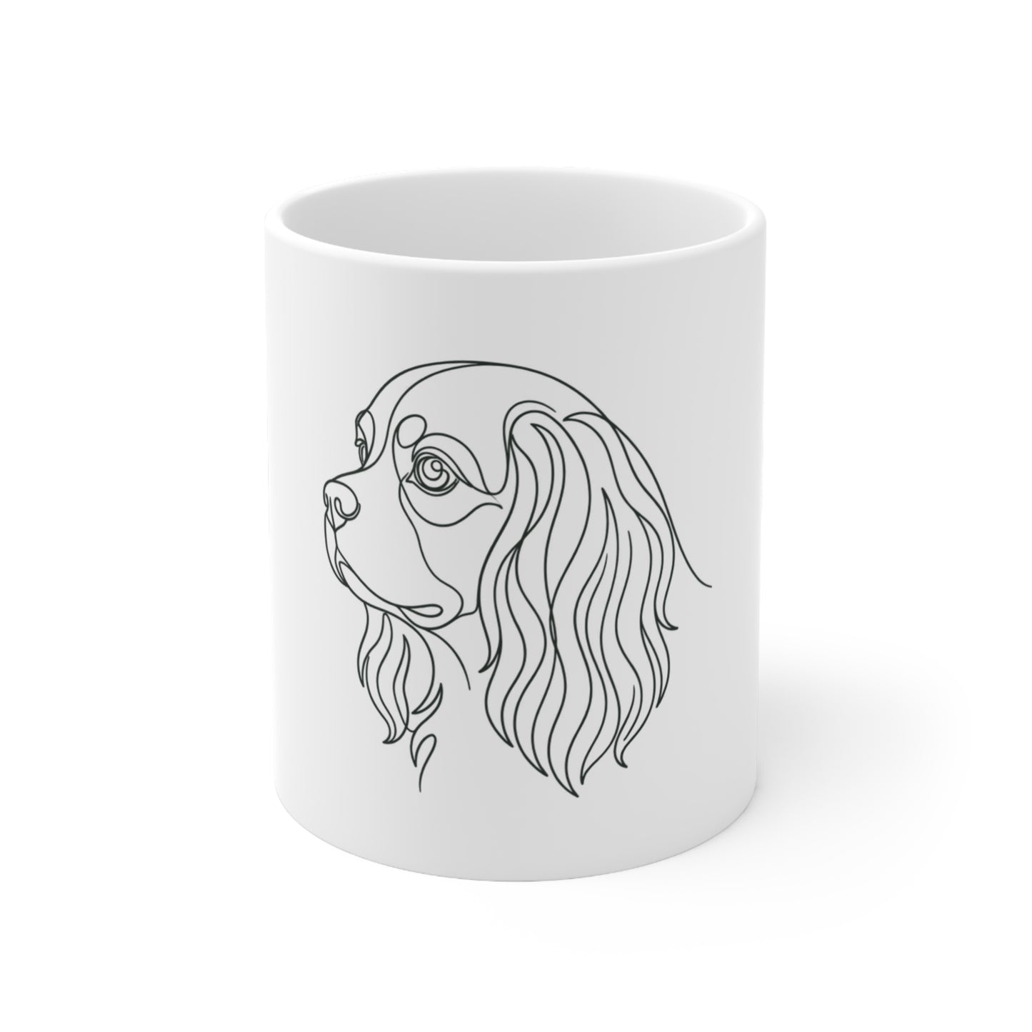 Cavalier Line-Art Mug (11oz)