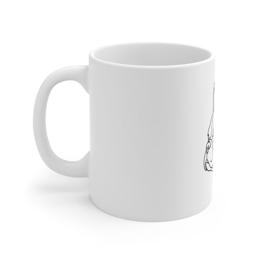 Frenchie Line-Art Mug (11oz)