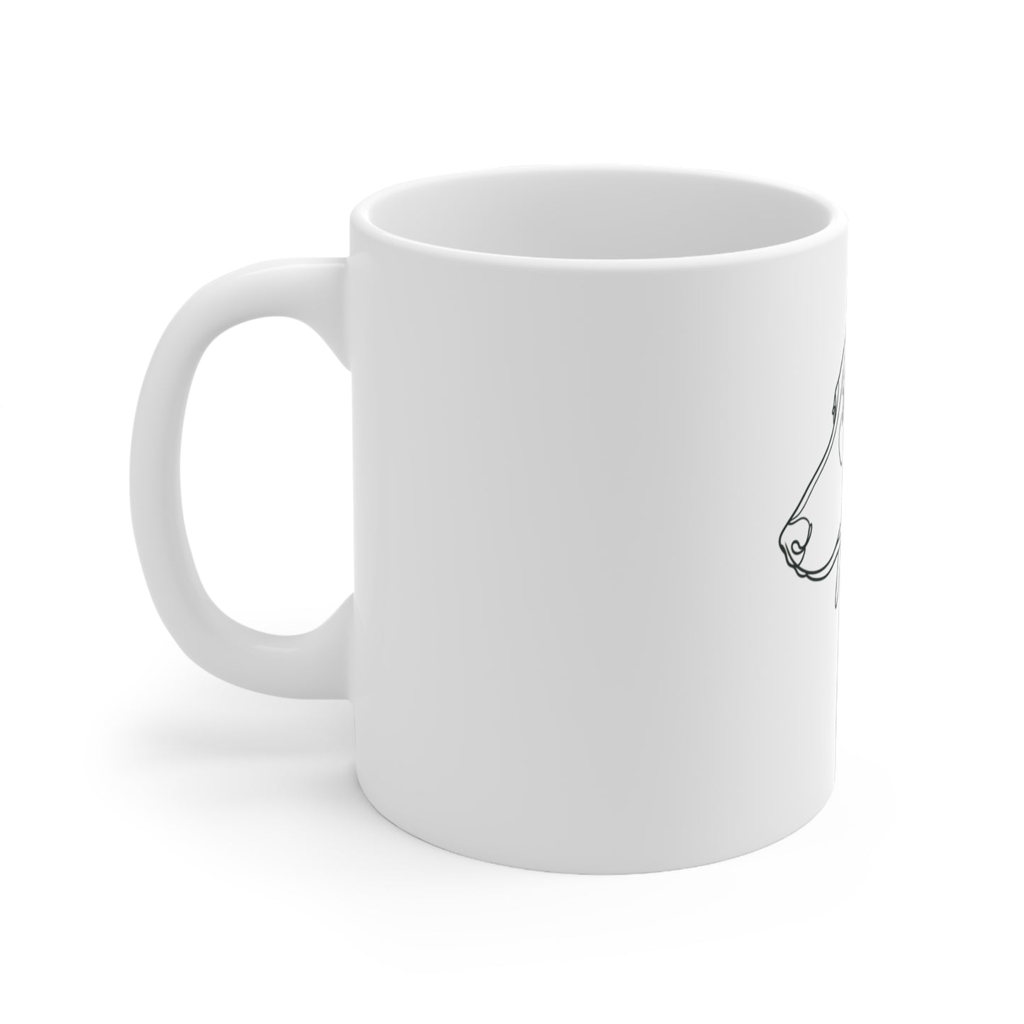 Doxie Line-Art Mug (11oz)