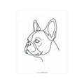 Frenchie Line-Art Poster