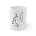 Frenchie Line-Art Mug (11oz)