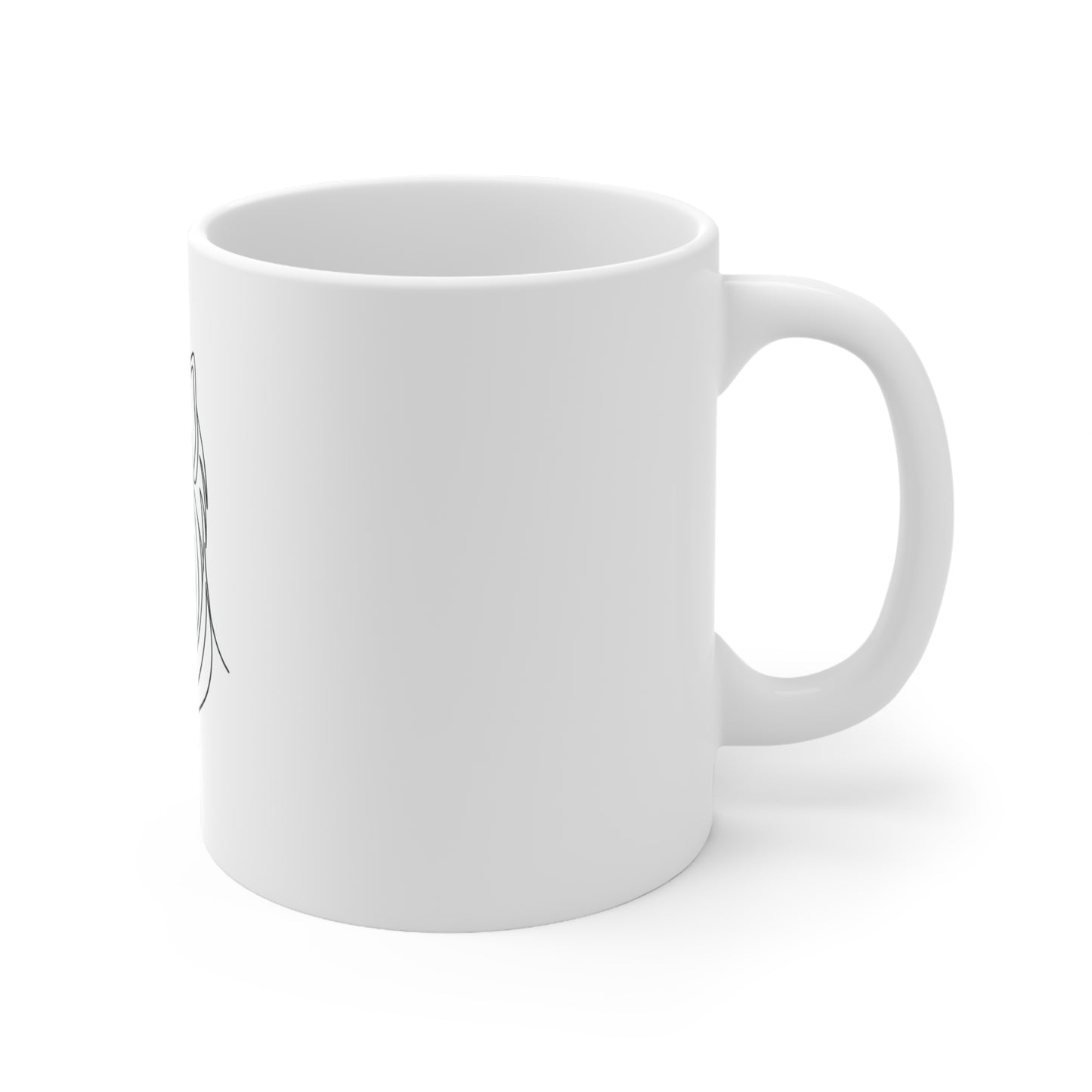 Yorkie Line-Art Mug (11oz)