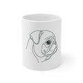 Pug Line-Art Mug (11oz)