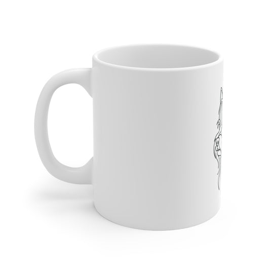 Yorkie Line-Art Mug (11oz)